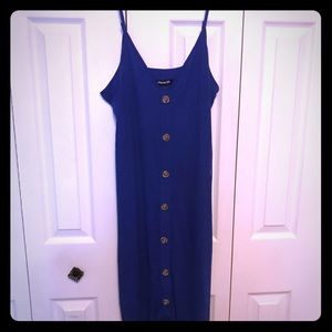 Express royal blue maxi dress